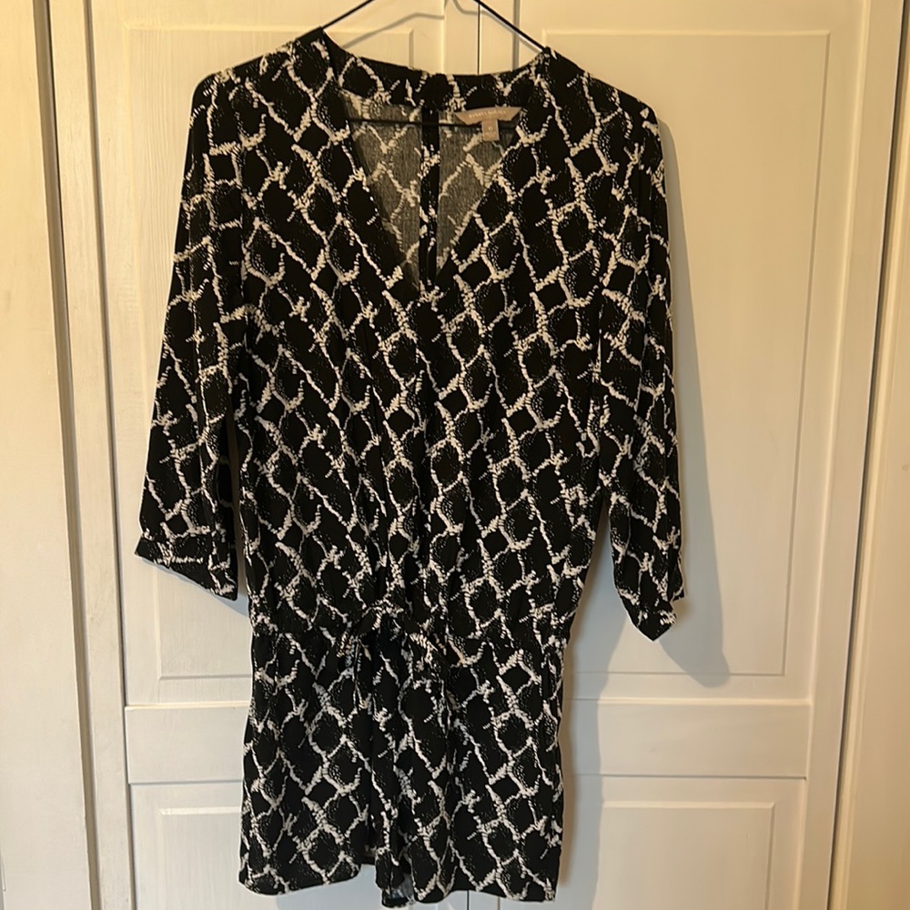 Banana Republic patterned romper